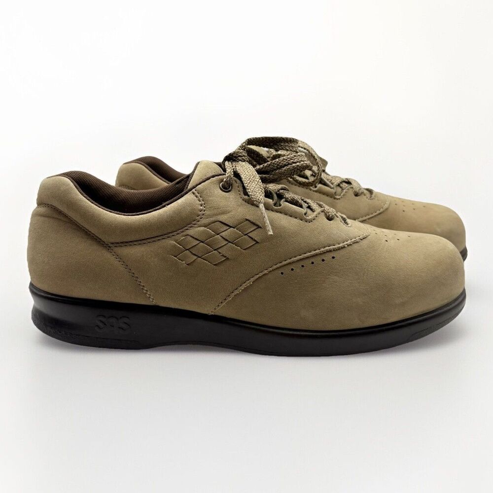 SAS Freetime Beige Nubuck Leather Oxfords Women's US Shoe Size 7.5 S